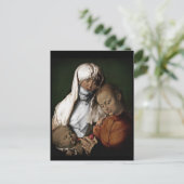 Saint Anne Admiring Baby Jesus Briefkaart (Staand voorkant)