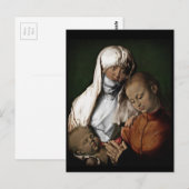 Saint Anne Admiring Baby Jesus Briefkaart (Voorkant / Achterkant)
