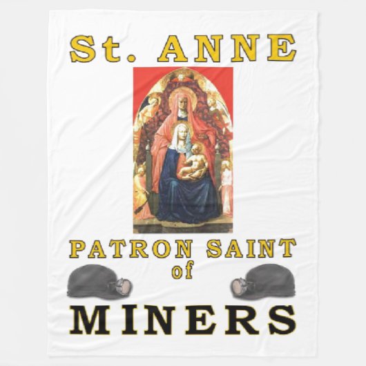 SAINT ANNE FLEECE DEKEN (Voorkant)