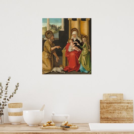 Saint Anne - Hans Baldung Grien Fine Art Poster (Keuken)