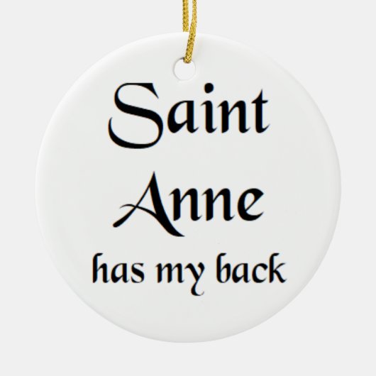 saint anne keramisch ornament (Voorkant)