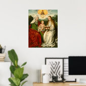 Saint Anne - Master of Frankfurt Fine Art Poster (Thuiskantoor)