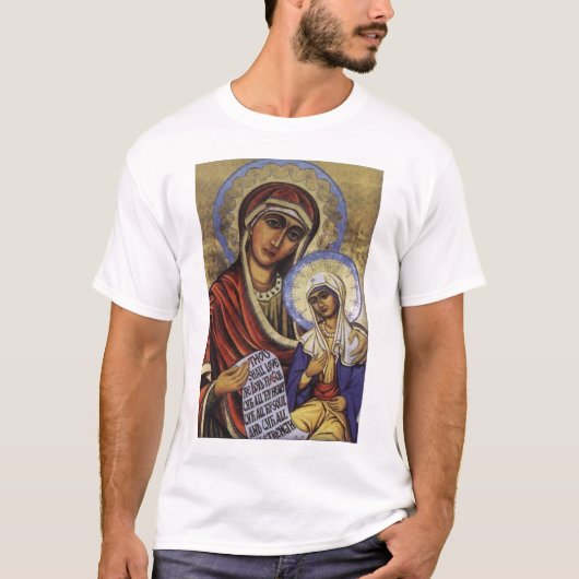Saint Anne met Theotokos T-shirt (Voorkant)