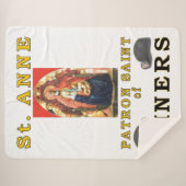 SAINT ANNE SHERPA DEKEN (Voorkant (horizontaal))