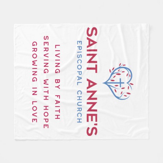 Saint Anne's Blanket Fleece Deken (Voorkant (Horizontaal))