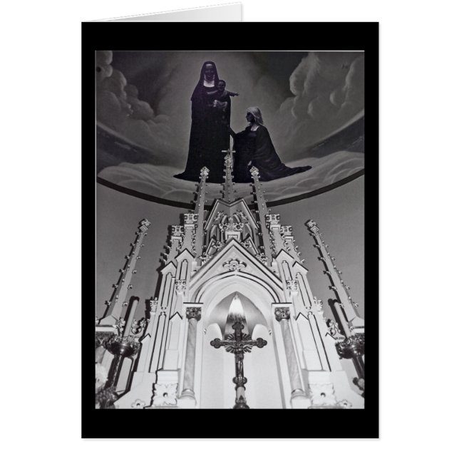 Saint Anne's katholieke kerk op het Mackinac-eilan (Voorkant)