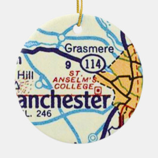 Saint Anselm College Kaart Ornament