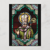 Saint-Anselm-Glas in lood van Canterbury Briefkaart (Voorkant)