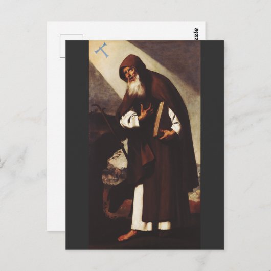 Saint Anthony de Abbot Briefkaart (Voorkant / Achterkant)