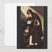 Saint Anthony de Abbot Kaart (Voorkant / Achterkant)