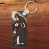 Saint Anthony de Abbot Sleutelhanger (Achterkant)