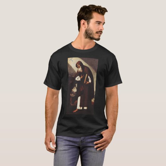 Saint Anthony de Abbot T-shirt (Voorkant volledig)