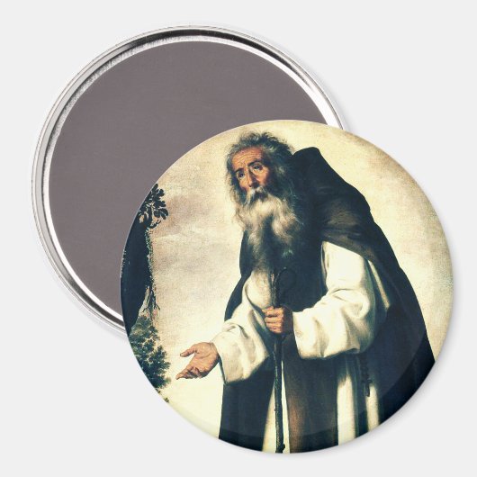 Saint Anthony de Anchorite Magneet (Voorkant / Achterkant)