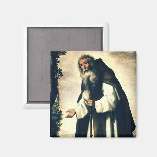 Saint Anthony de Anchorite Magneet (Voorkant / Achterkant)