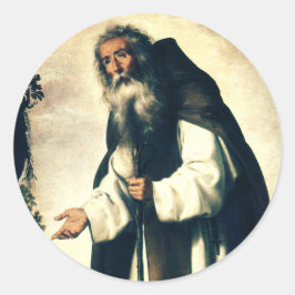 Saint Anthony de Anchorite Ronde Sticker