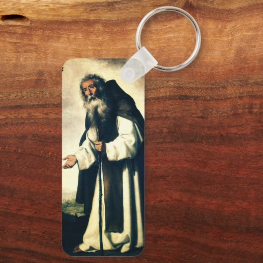 Saint Anthony de Anchorite Sleutelhanger (Achterkant)