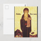 Saint Anthony de Grote Briefkaart (Voorkant / Achterkant)