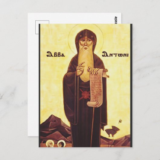 Saint Anthony de Grote Briefkaart (Voorkant / Achterkant)