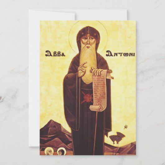 Saint Anthony de Grote Feestdagenkaart (Voorkant)
