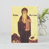 Saint Anthony de Grote Feestdagenkaart (Staand voorkant)