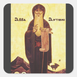 Saint Anthony de Grote Vierkante Sticker