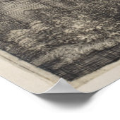 Saint Anthony Engraving door Albrecht Durer Poster (Hoek)