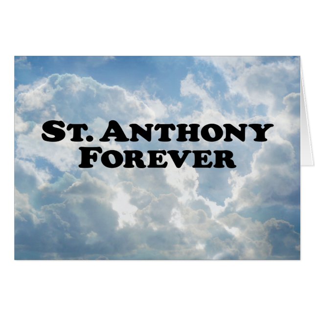 Saint Anthony Forever - Basic (Voorkant Horizontaal)