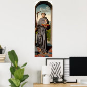 Saint Anthony - Gerard David Fine Art Poster (Thuiskantoor)