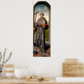Saint Anthony - Gerard David Fine Art Poster (Keuken)