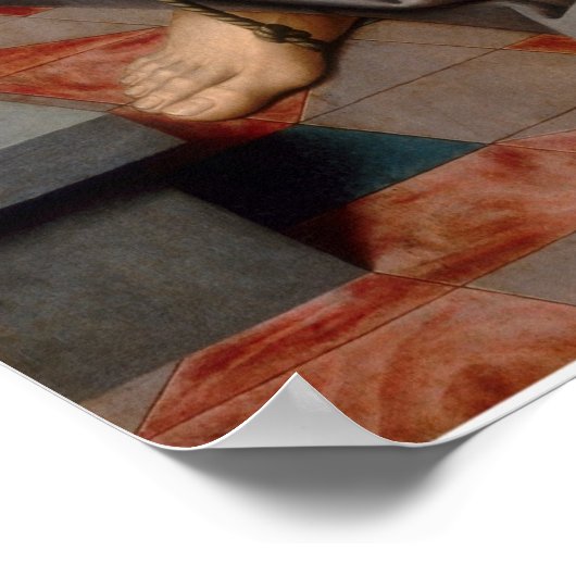 Saint Anthony - Gerard David Fine Art Poster (Hoek)