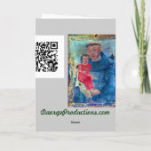 Saint Anthony Greeting Card with Prayer Kaart (Achterkant)