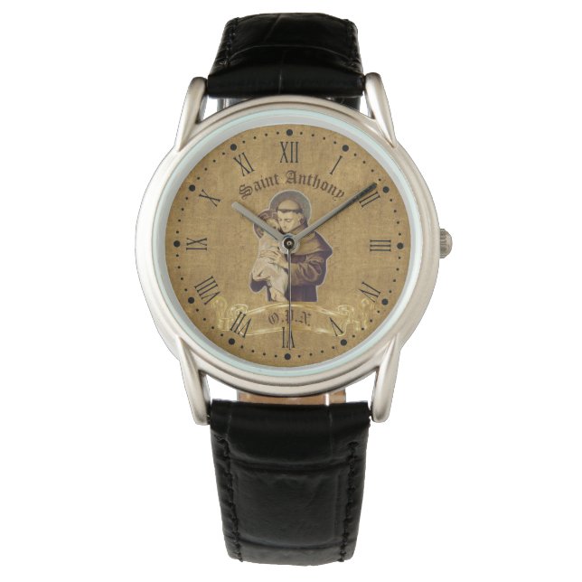 Saint Anthony Mannen Watch Horloge (Voorkant)