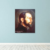 Saint Anthony Maria Zaccaria Canvas Afdruk (Insitu (Houten vloer))