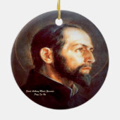 Saint Anthony Maria Zaccaria Keramisch Ornament (Achterkant)