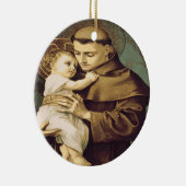 Saint Anthony Padua Keramisch Ornament (Rechts)