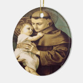 Saint Anthony Padua Keramisch Ornament (Links)