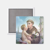 Saint Anthony Padua Magnet (Voorkant / Achterkant)
