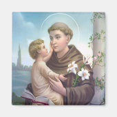Saint Anthony Padua Magnet (Voorkant)