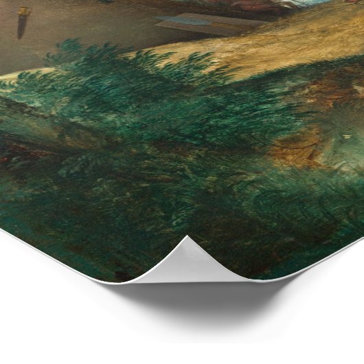 Saint Anthony - Pieter Bruegel Fine Art Poster (Hoek)