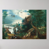 Saint Anthony - Pieter Bruegel Fine Art Poster (Voorkant)