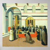 Saint Anthony - Sano di Pietro Fine Art Poster (Voorkant)
