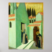 Saint Anthony - Sano di Pietro Fine Art Poster (Voorkant)