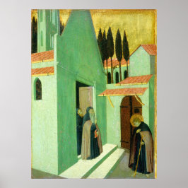 Saint Anthony - Sano di Pietro Fine Art Poster