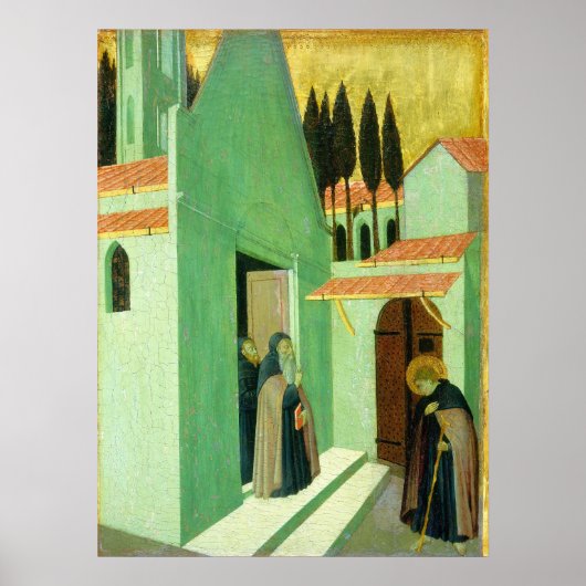 Saint Anthony - Sano di Pietro Fine Art Poster (Voorkant)