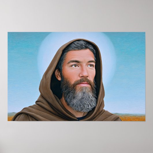 Saint Anthony the Abbot: The Desert Hermit’s Peace Poster (Voorkant)