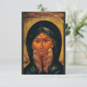 Saint Anthony van de woestijn Bedankkaart (Staand voorkant)