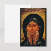 Saint Anthony van de woestijn Bedankkaart (Voorkant / Achterkant)