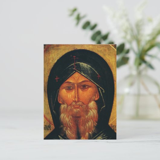 Saint Anthony van de woestijn Briefkaart (Staand voorkant)