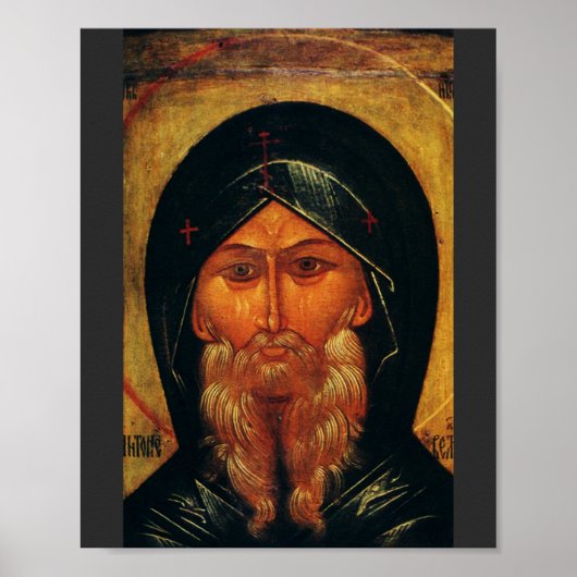 Saint Anthony van de woestijn Poster (Voorkant)