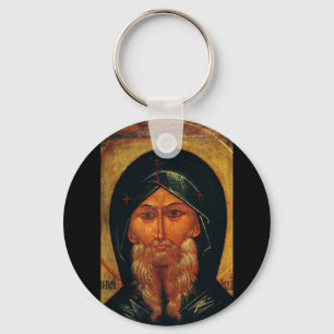 Saint Anthony van de woestijn Sleutelhanger
